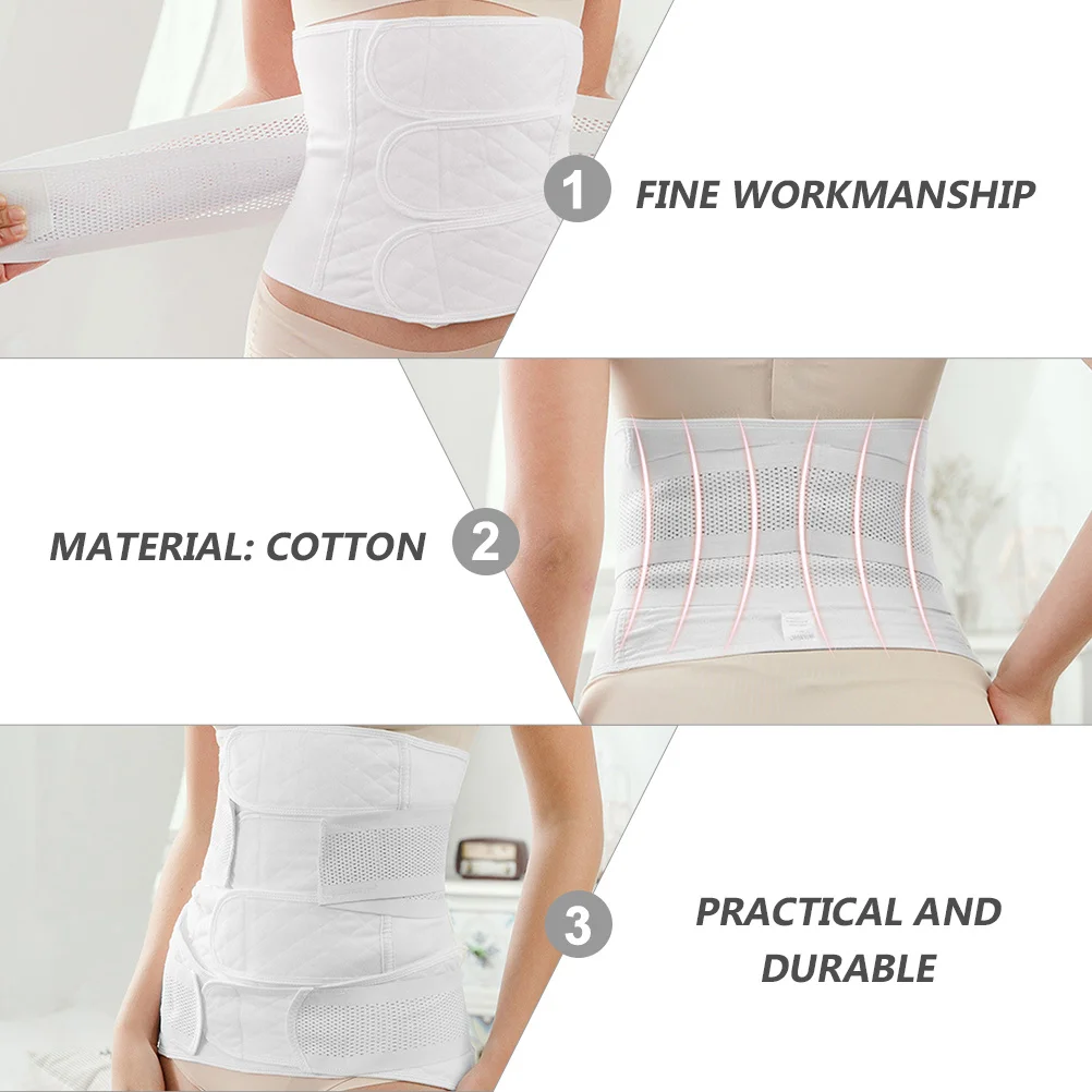 Postpartum Belly Band Cotton Waist Girdle Breathable Comfortable Body Shaper Belly Corset Postnatal Recovery Waist Trainer