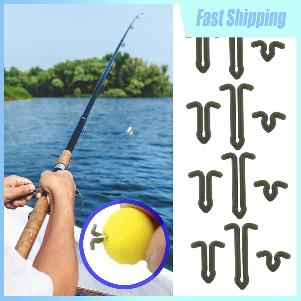 

5pcs Carp Fishing V Type Bait Stopper Fishing Lures Anti Slip Tool Fishing Bait Grid Styling Plastic Spooler Tool Accessories