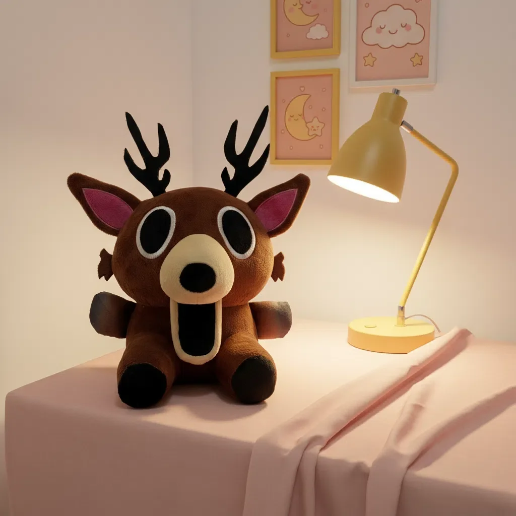 متوفر في المخزون الغزلان 99 ليلاً 99 ليلاً في الغابة دمية قطيفة ملحقات أنيمي لعبة هدية عيد الميلاد للهالوين #4