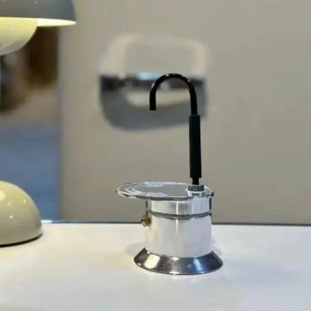 50 мл алюминиевый однотрубный мока-горшок, 1 чашка, кофейник, носик, плита, итальянская кофеварка, ржавчина, легкий, практичный для путешествий