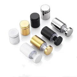 4pcs Stainless Steel Black Advertising Nails Brushed Golden Acrylic Decorative  Glass Screws Mirror Nails White Glass Custom
