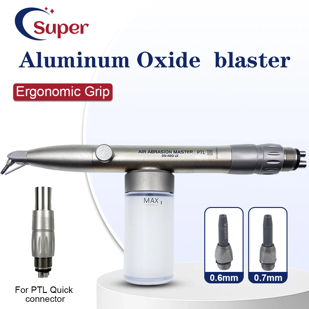 Dental Alumina Air Polishing Blaster with External Water Spray connect PTL Coupling Teeth Whitening Sandblasting Gun