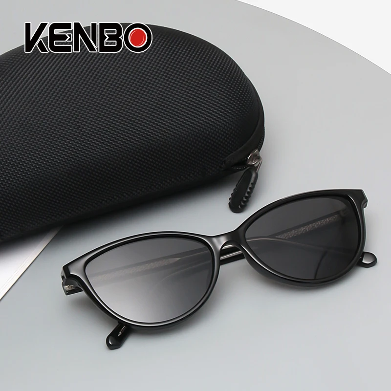 KENBO Retro Oval Cat Eye Sunglasses for Women 2026 Chic 90s Cute Skinny Thin Lightweight Sun Glasses Fashion Trendy Eyewear