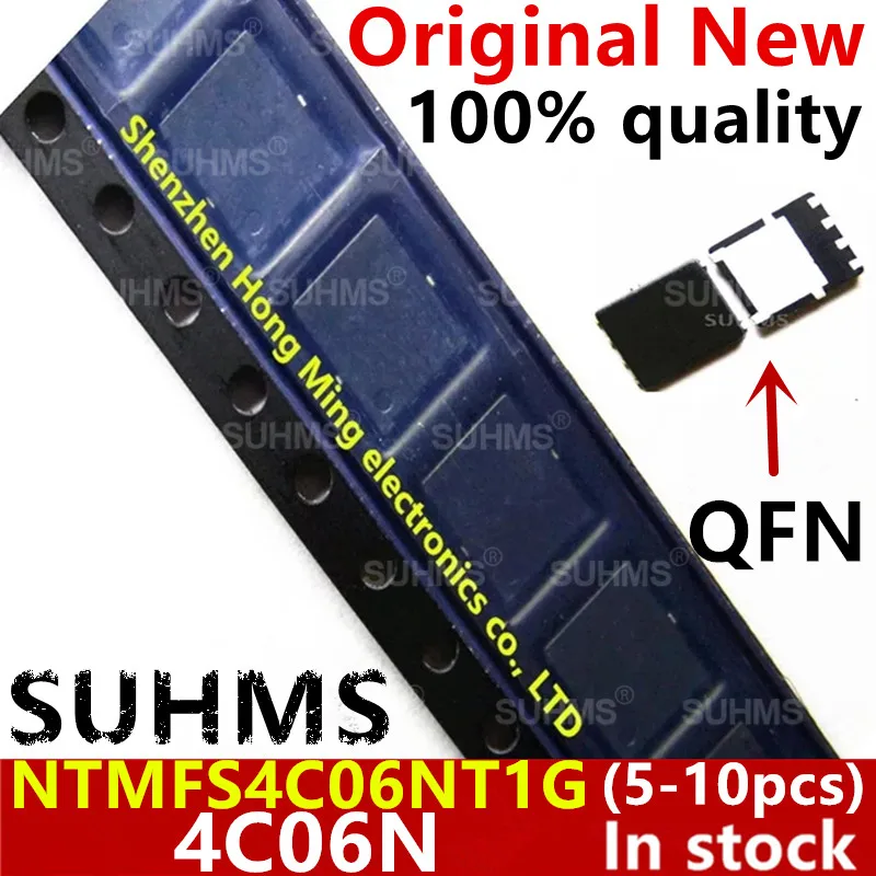 (5-10piece) 100% New 4C06N NTMFS4C06N NTMFS4C06NT1G QFN-8