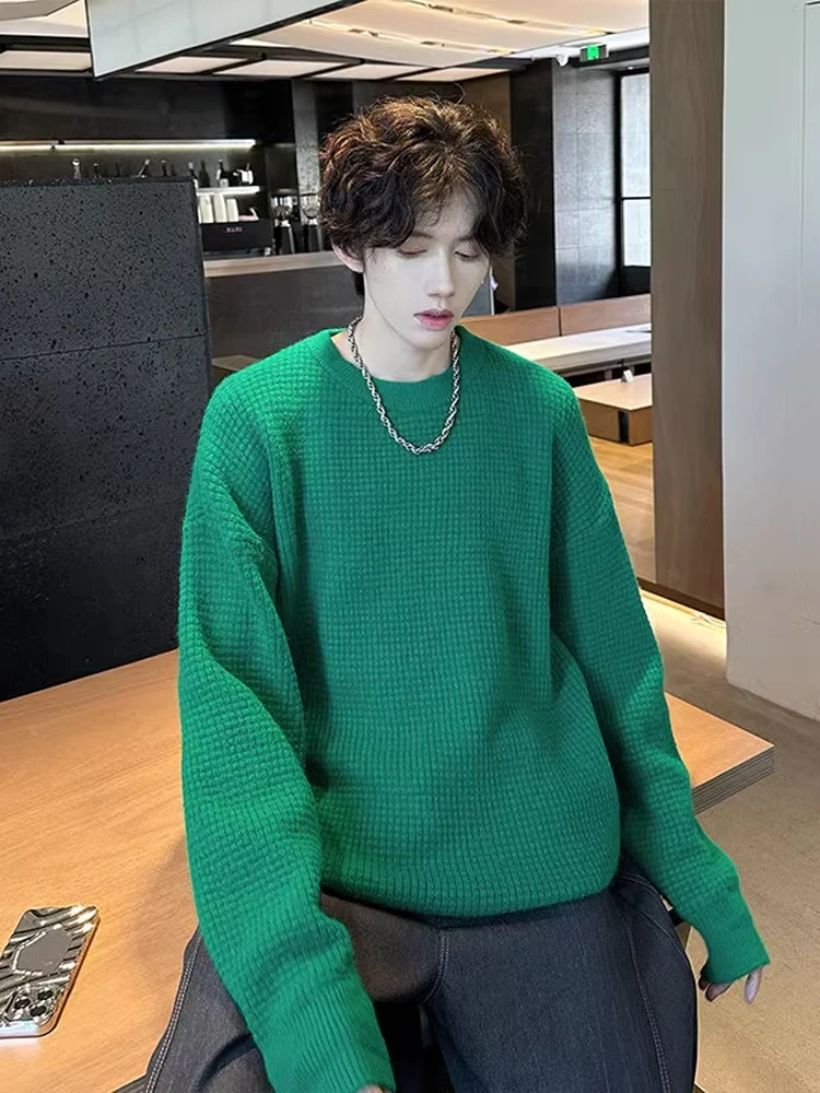 

Heavyweight een Knitted Sweater round Ne Pullover Base Layer irt Inner Wear Casual Loose Fit Winter Comfortable Nylon