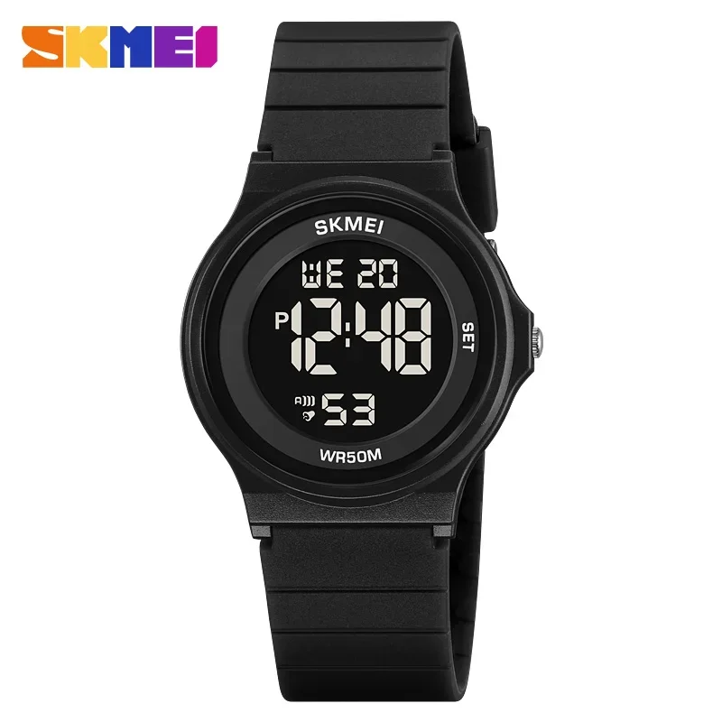 SKMEI 2303 Sport Electronic Watch Children Digital Color Waterproof Colorful Kids Shockproof Wristwatch for Boy Girl Clock 1721