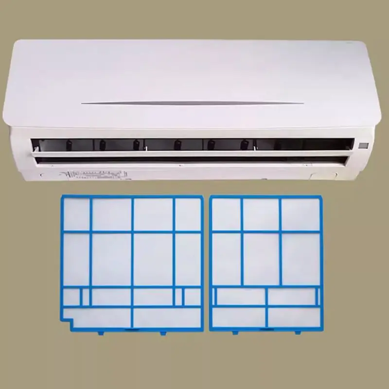 أجزاء فلتر تكييف الهواء من مختلف العلامات التجارية، مكونات شاشة الغبار مناسبة لباناسونيك/ميتسوبيشي/هيتاتشي