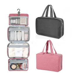 Grande Pendurado Gancho Toiletry Bag Viagem Dobrável Bolsa Impermeável Maquiagem Cosméticos Razor Storage Organizer Case Banheiro Suprimentos