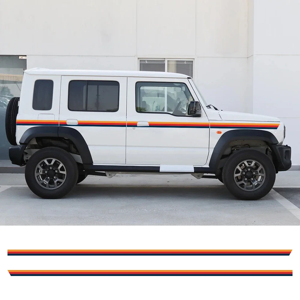 Car Body Stripe Decal Kit For SUZUKI JIMNY XL WAGON JC74 PVC Sticker Decoration Waterproof Vinyl Film Car Accessories Exterior