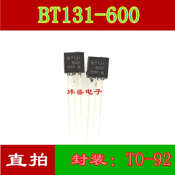 

10 pieces BT131-600 TO-92 1A/600V 1k78