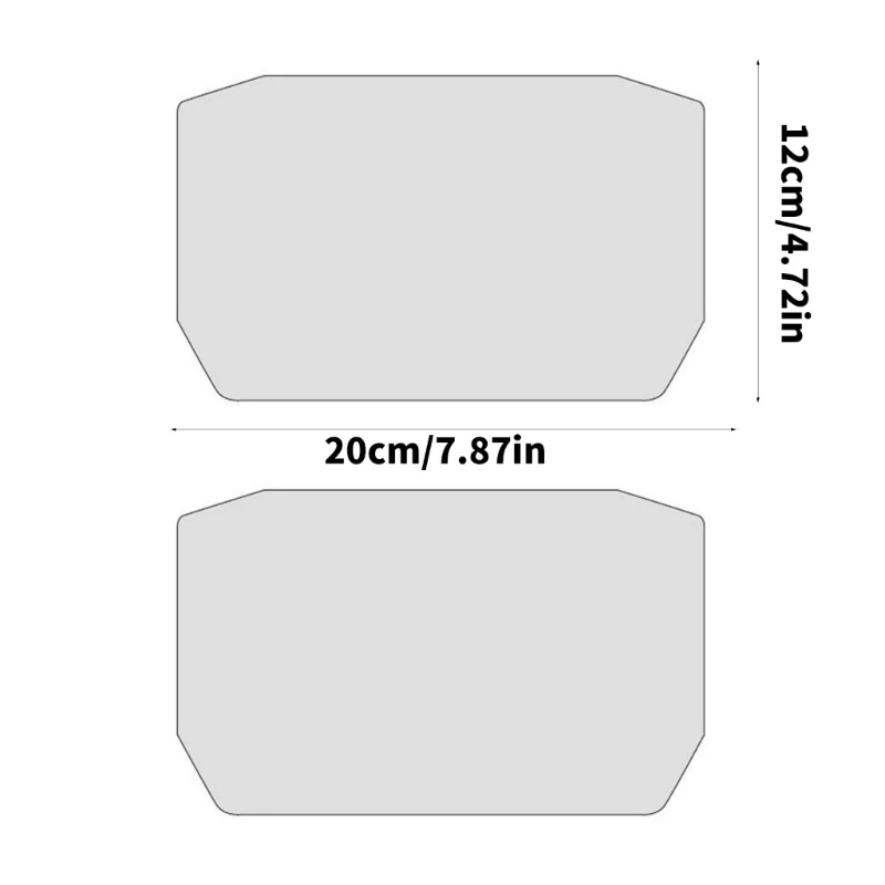 U1JF 2PCS Résistant à l'instrument TPU TPU Film l'écran du tableau bord