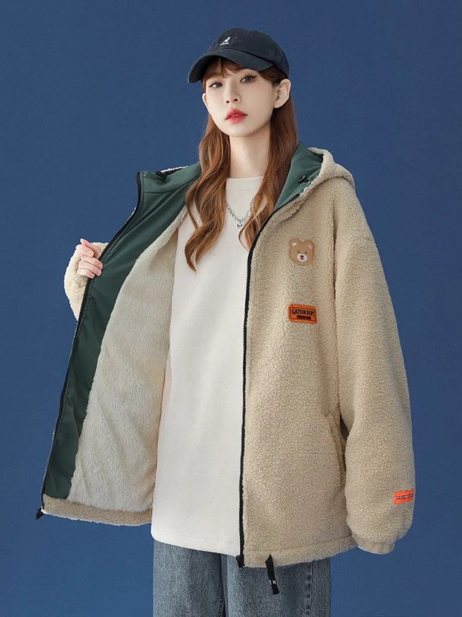 conjunto-de-dos-piezas-de-ropa-de-invierno-para-mujer-chaqueta-con-forro-polar-grueso-abrigo-de-algodon-afelpado-prenda-ex