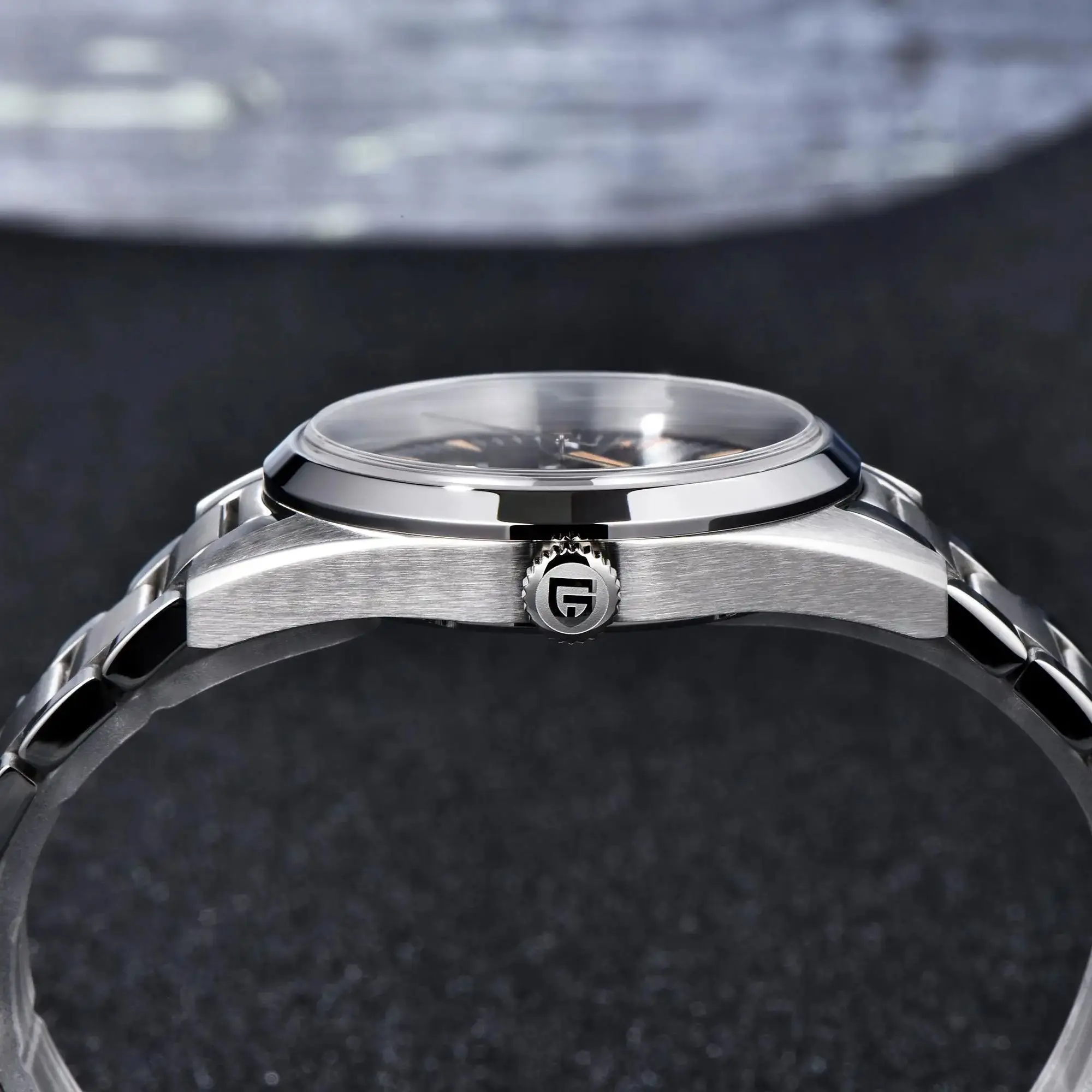 PAGANI DESIGN New Watch PD1793 38mm Quartz wristwatch VK31 Movement Sapphire stainless steel 100m waterproof Simple watch 
