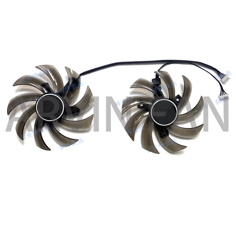 2ชิ้น/เซ็ต75มม. GA81S2U DIY พัดลม4Pin DC 12V สำหรับ GTX 660 GTX660-2GD5กราฟิกการ์ด