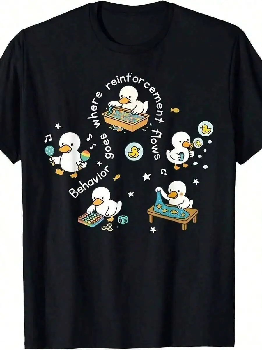 Beor Analyst Silly Goose RBT ABA Therapy Special Education Teacher T-Shirt Sizes S-5XL.This Is Unisex Style Suitable Both Men