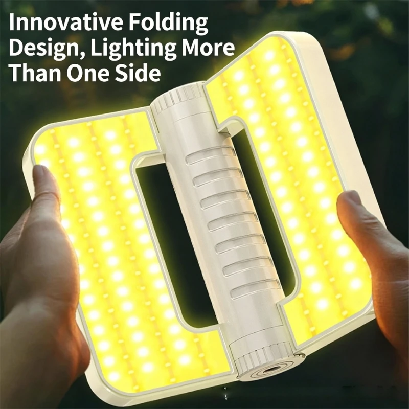Y5GD Solar Power Camping Light With 500LM Brightness And Battery For Outdoor Activity