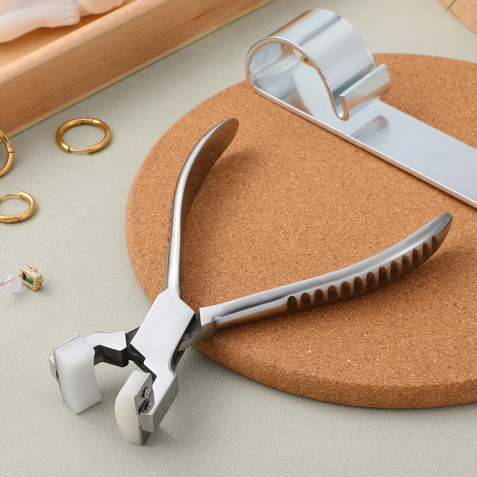 1Set Bracelet Bending Tool Jewelry Helper Metalworking Pliers DIY Bender for Bracelet Making Supplies