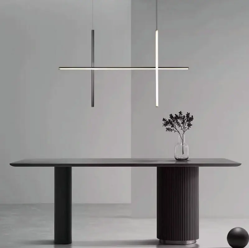 

Скандинавские минималистичные трубчатые золотые люстры, дизайнерские постмодернистские светодиодные столовые, бар, выставочный зал, блеск, подвесной подвесной светильникBB532YX