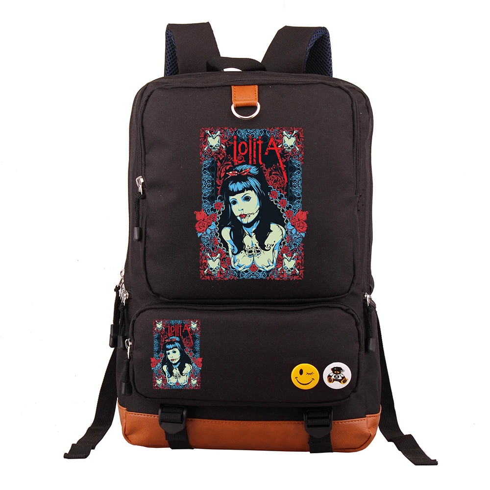 

2026 Anime Beautiful Girl Laptop Backpack Large Capacity Casual Business Travel Backpack Middle School Bookbag Student Dual-Shou