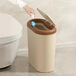 Smart Slim Battery-Powered Motion Sensor Trash Can - Odor-Sealing Waste Bin for Bathroom,Kitchen, with Perfect Holiday Gift Idea