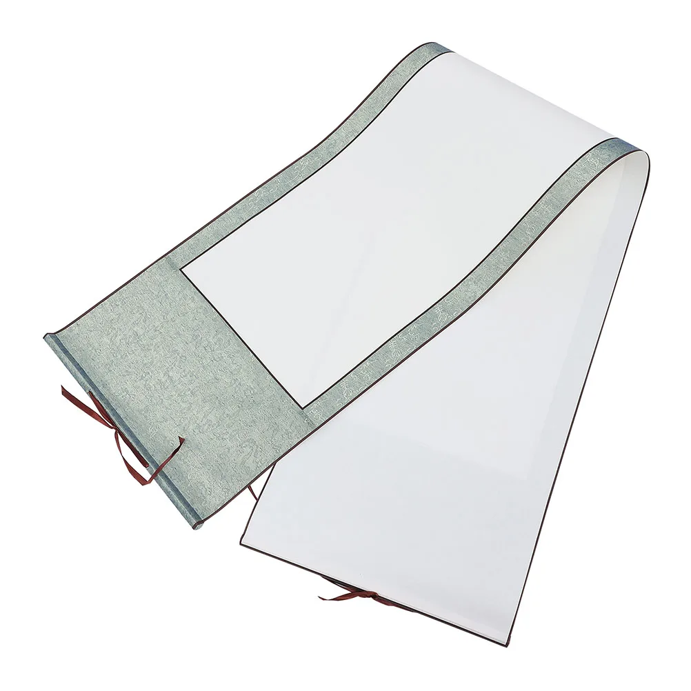Chinese Calligraphy Scroll Paper Premium Rice Paper Vintage Blank Hanging Scroll for Painting Writing Calligraphy Wall