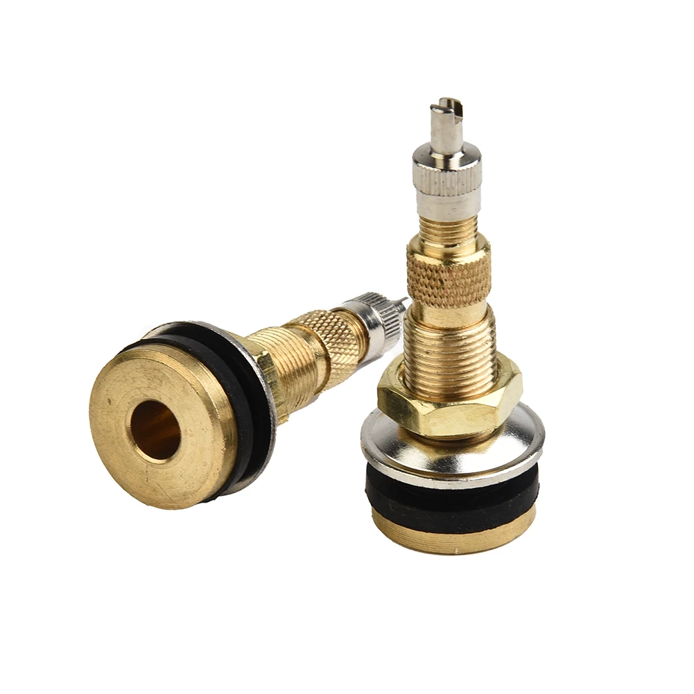 

10pcs Brass TR618A Tire Valve Stems, Air Liquid Wheel Valves for Agricultural Tractors, Reliable and Easy to Install