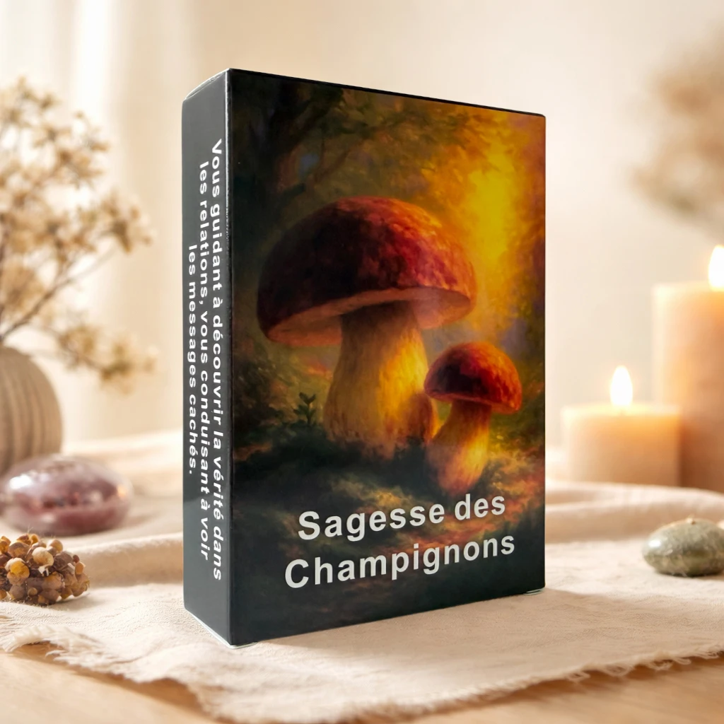 

48 карт-орамулей «Французская грибная мудрость», духовное исцеление и внутреннее руководство, колода для гадания в стиле Таро для снятия стресса