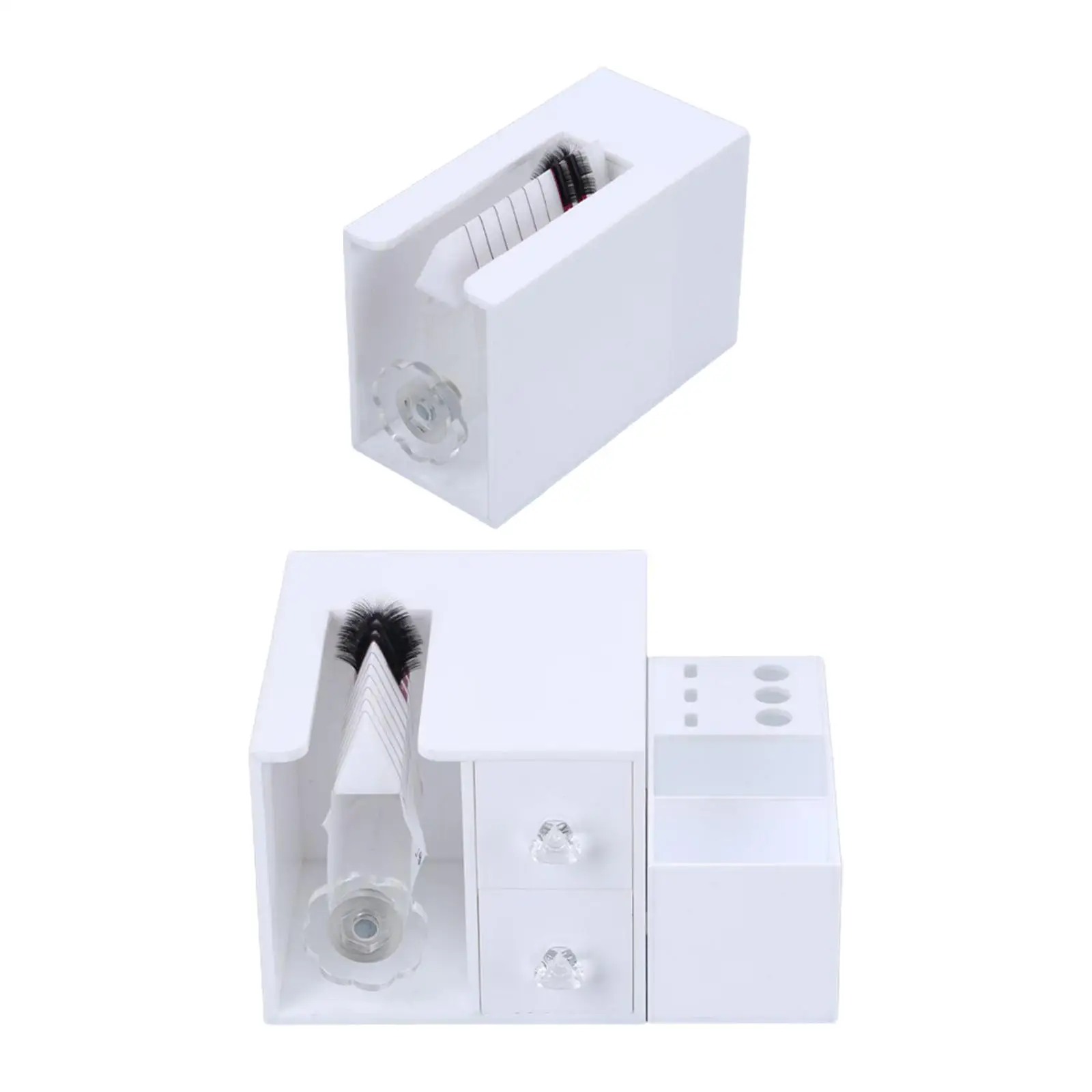 

Eyelash Flowering Machine Acrylic Durable for Women Easy Use Auto Professional Root Splitter Lash Extension Fan Making Machine