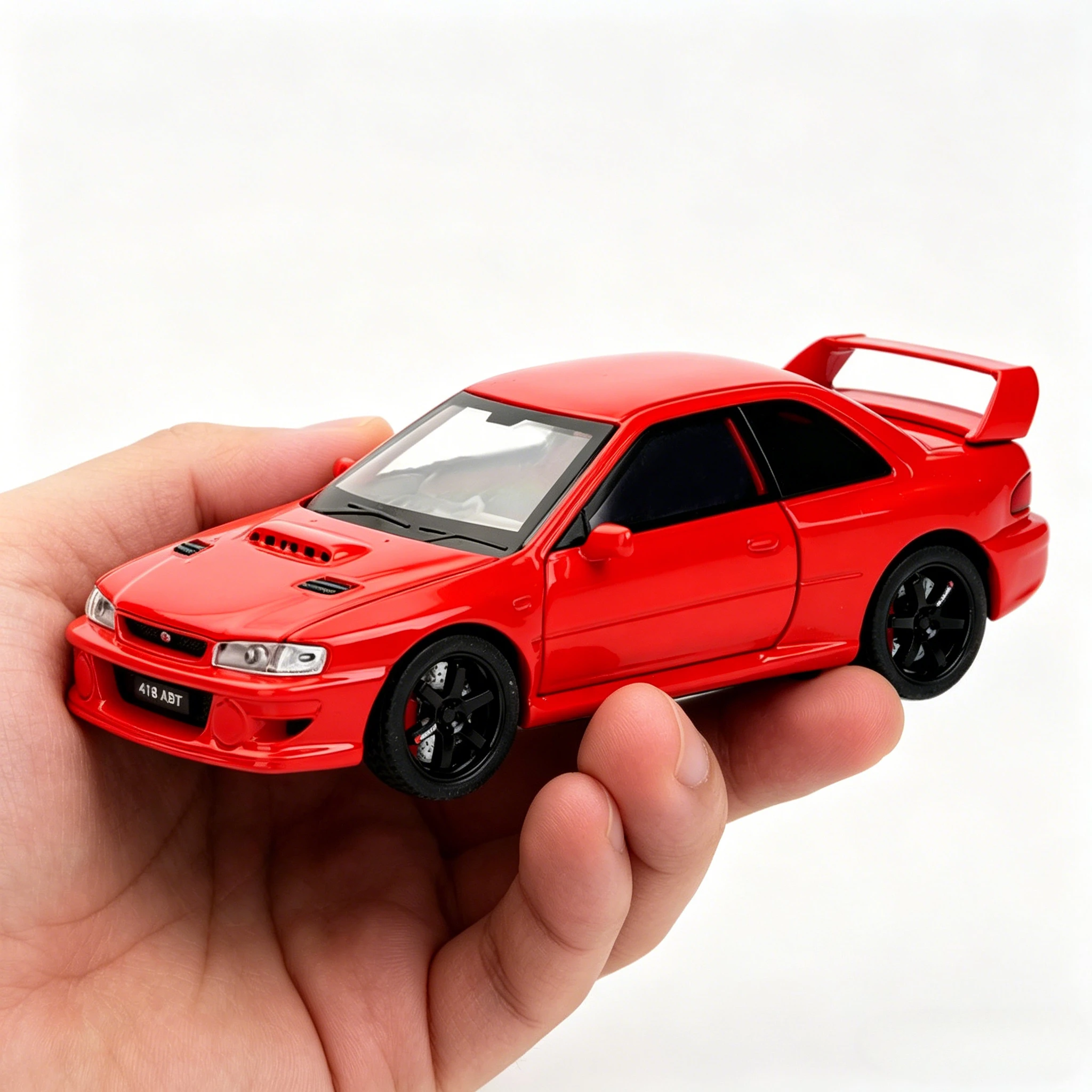 

1:32 Impreza WRX STI Vehicle Alloy Metal Diecast Model Car Sound and Light Trendy Ornaments Gift