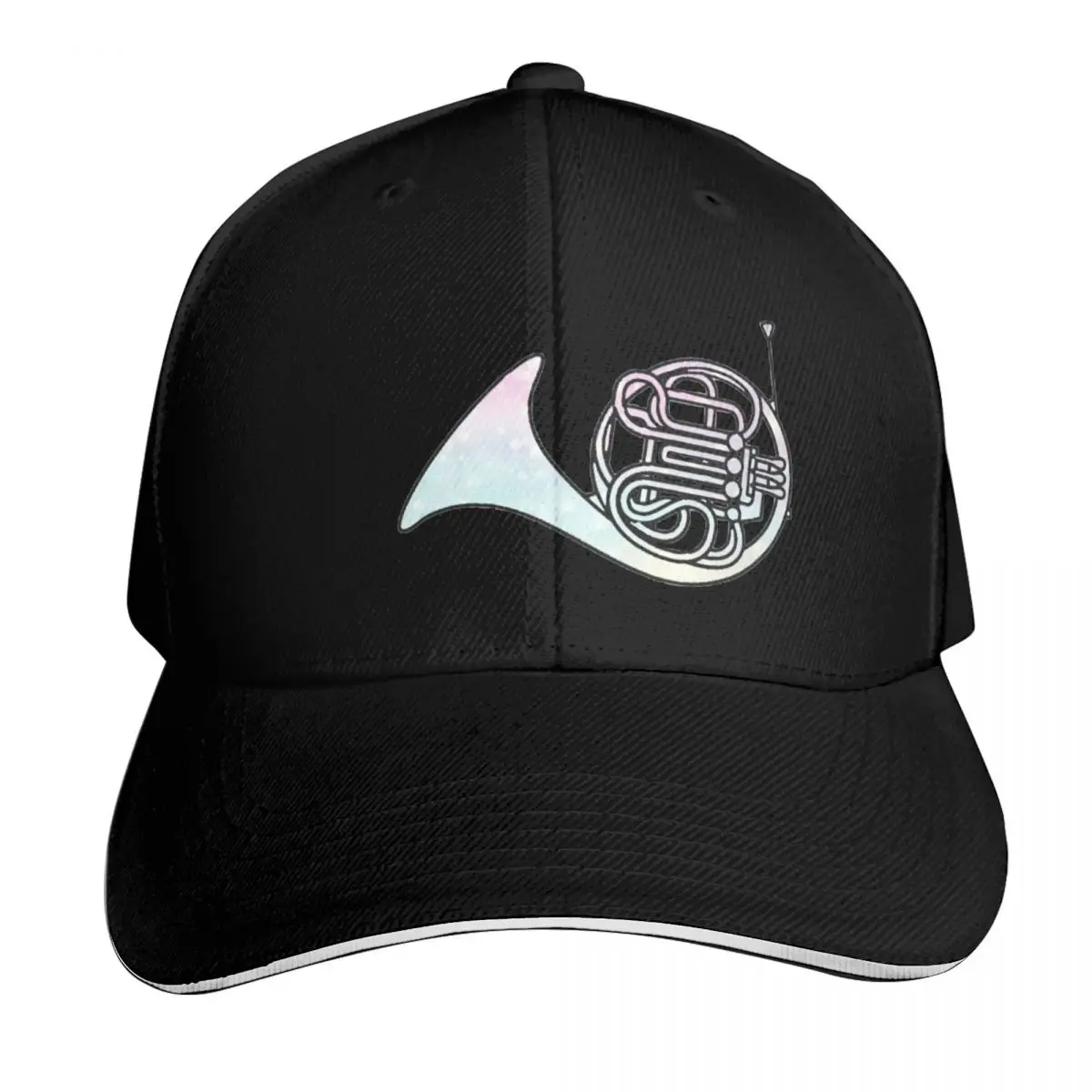 

Pastel Galaxy French Horn Baseball Cap Snap Back Hat Hat Baseball Cap Male hat dad Mens Women's