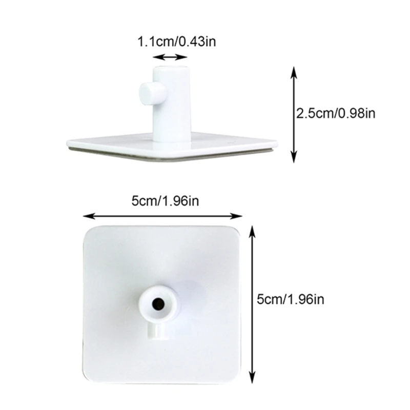 Kitchen Stand Mixer Accessory Stand Hanger Under Cabinet Dough Hook Storage Easy to Install4Pcs Mixer Attachment Holder