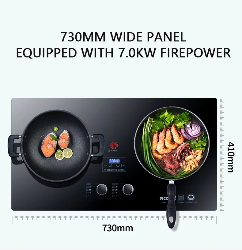 Household Nine-burner Double Stove Built-in Natural Gas Kitchen Stove Liquefied Petroleum lpg Gas Stove Fierce