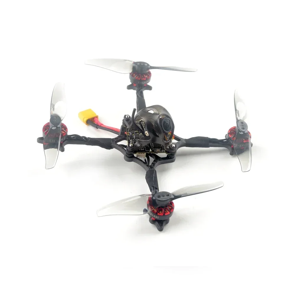 HappyModel Crux3 1-2S 3inch Toothpick Quad X12 FRSKY AIO Caddx Ant 1200TVL EX1202.5 KV6400