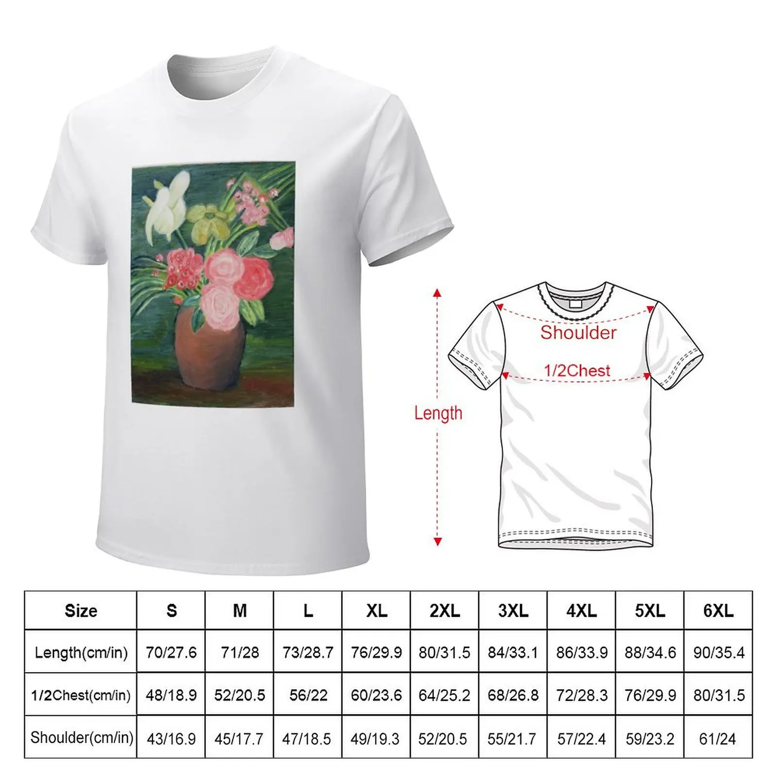 Flower pot in spring T-Shirt plain sweat t shirt men