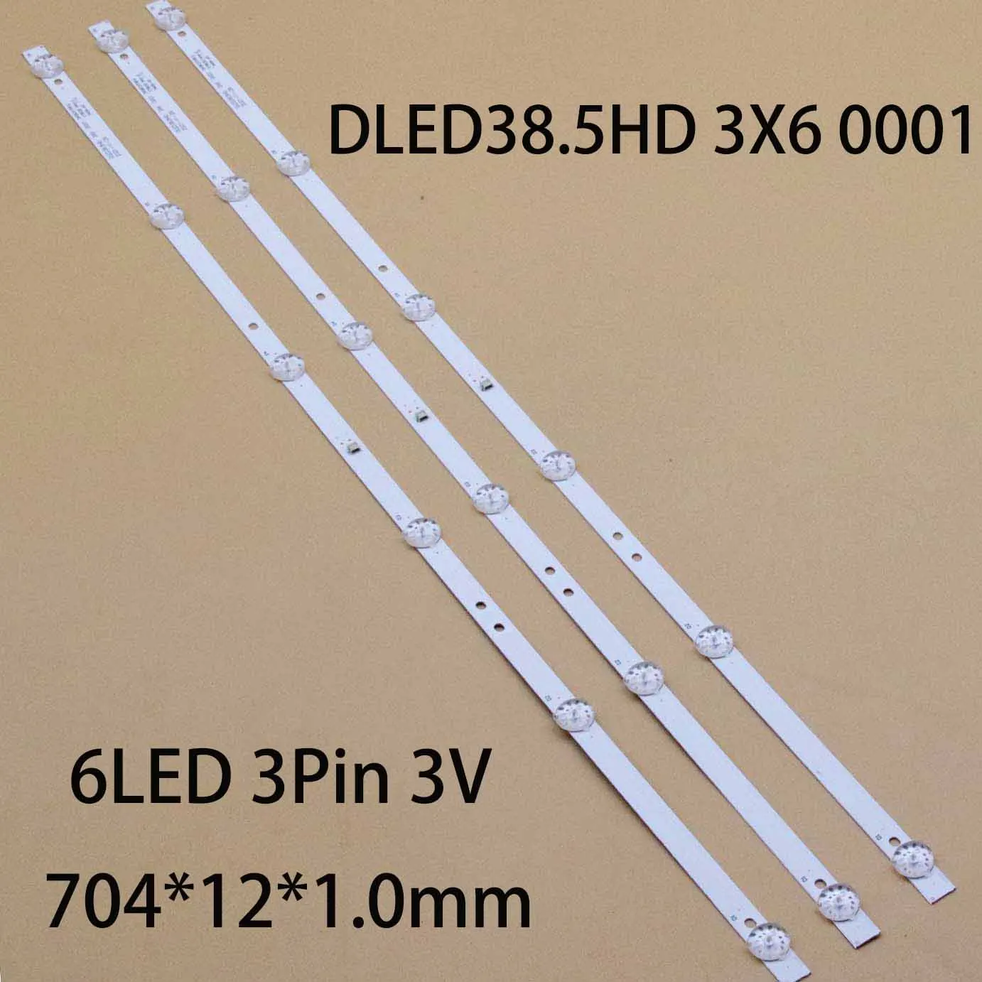 New LED TV Illumination Bars For Kraft KTVC-3903LEDT2D-SB Backlight Strips DLED38.5HD 3X6 0001 Kits Bands For SANSUI UD40D Tapes