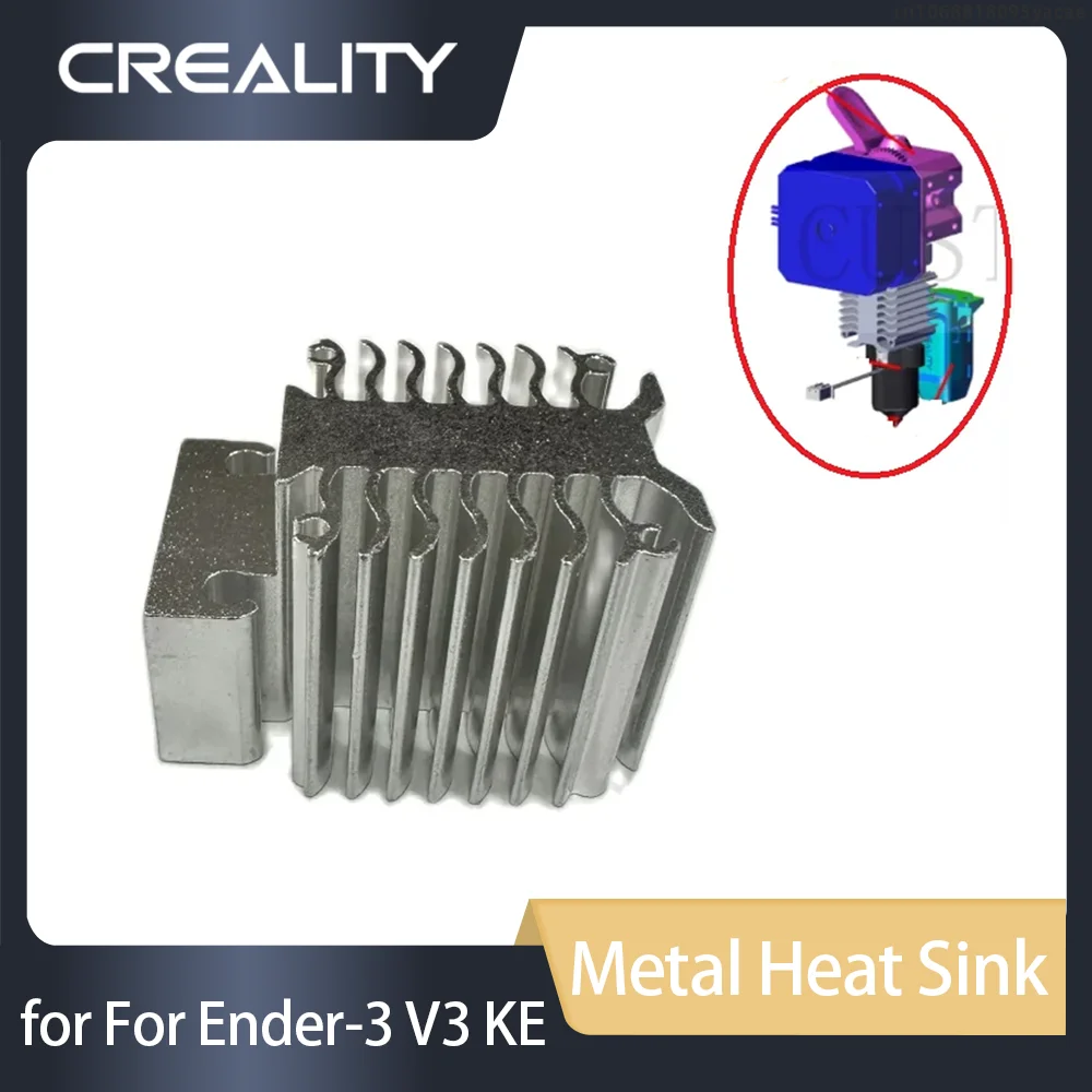 Creality Original Heat Sink All-Metal Radiator 1pc for Ender-3 V3 KE Metal Heat Sink 3D Printer Parts