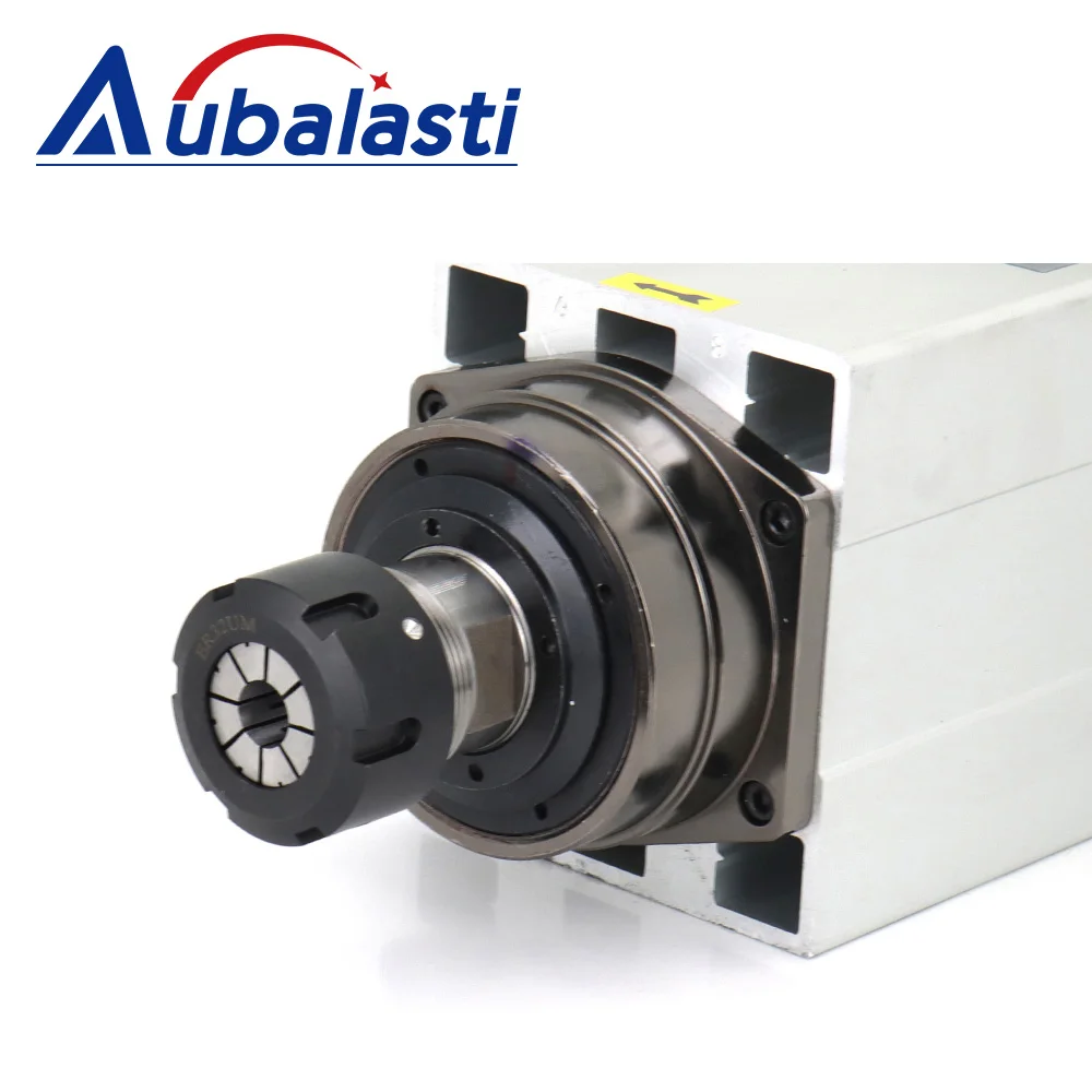 Aubalasti HQD 7.5KW 9KW CNC Air Cooled Spindle Motor 380V 220V ER32 300Hz GDF60-18Z For CNC Milling Lathe Router Machine Tools
