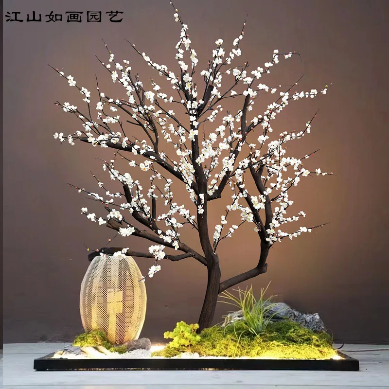 

SGF simulated fake tree stage prop tree living room hotel decorative floral landscaping