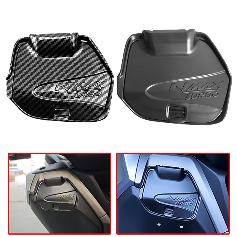 

New Motorcycle Storage Cap Tool Box Storage Cover Pocket Cover Waterproof Dustproof Caps Fit For Yamaha NMAX155 NMAX 155 V3 2025