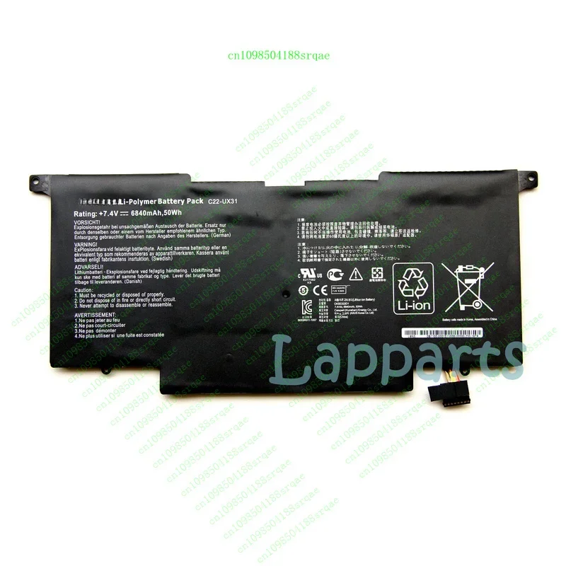 

New genuine C22-UX31 OEM battery for Asus Zenbook UX31 UX31A UX31E Ultrabook"% Test"