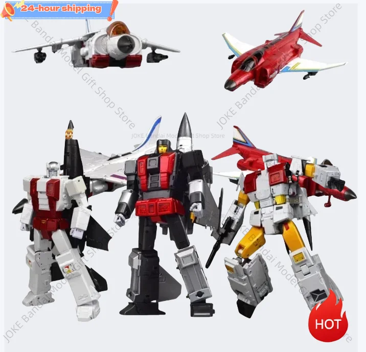 

In StockTransformed toys Superion FANS TOYS FT30 Silverbolt Slingshot Skydive Airraid Fireflight Action Figure Set of 5 Autobots