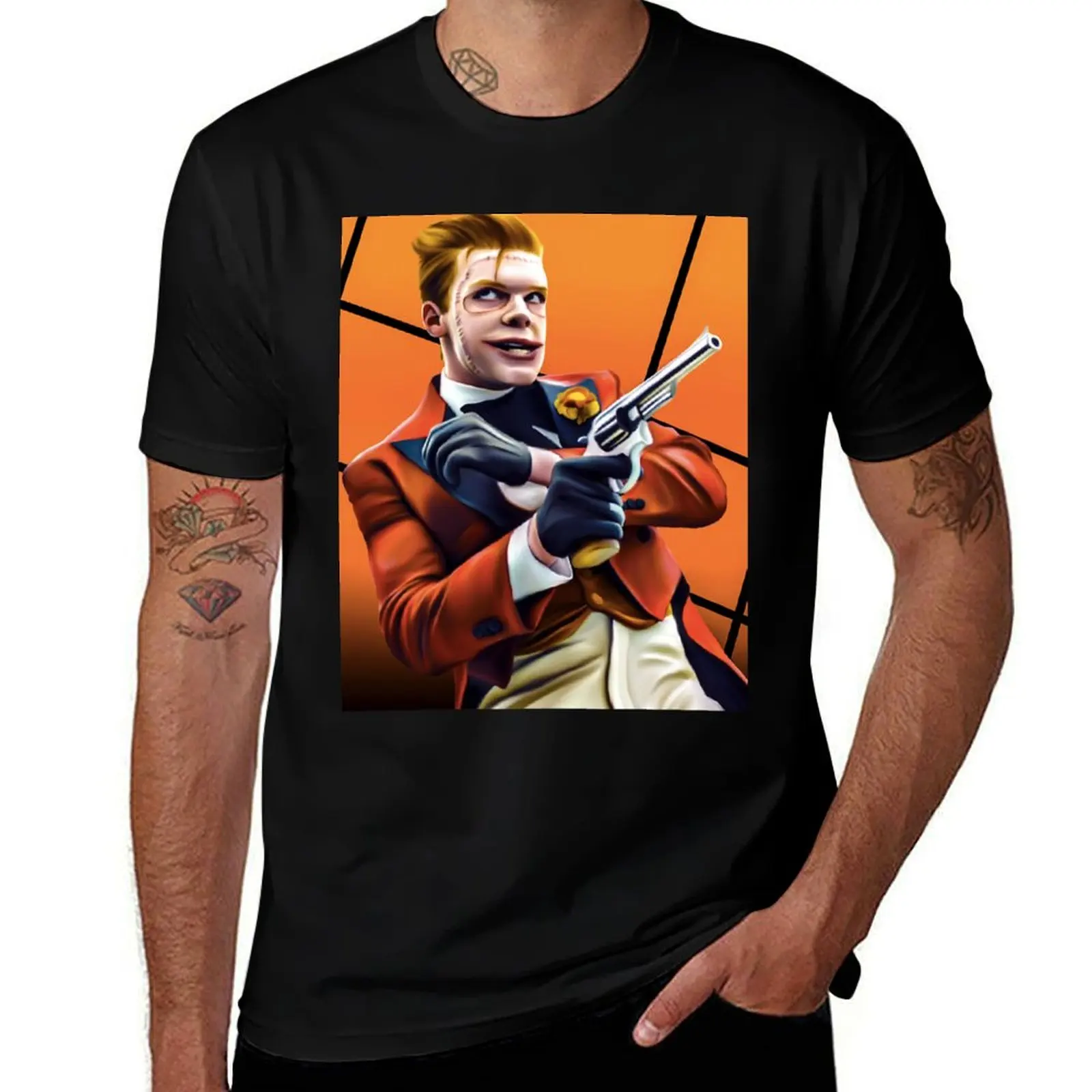 

Jerome Valeska T-Shirt man t shirts graphic man t shirt summer T-Shirt