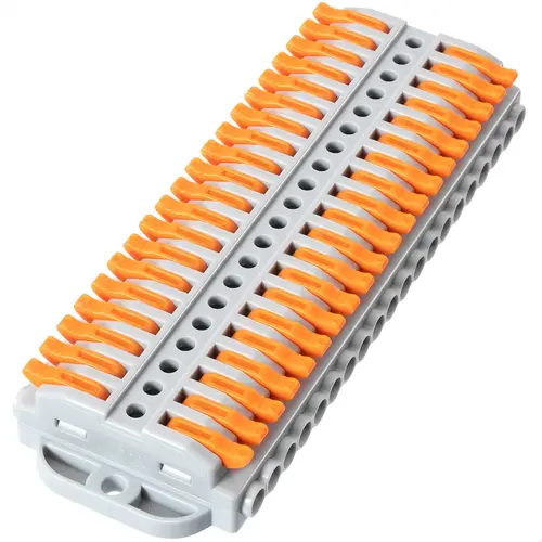 Conector de tuerca de cable de palanca, conectores de cable de bricolaje (24-12 AWG), terminales de conexiones eléctricas a presión, terminación de cable, 0,2-4,0 mm2