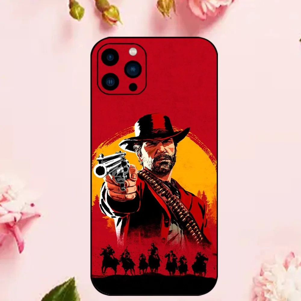 Red Dead Redemption 2 Phone Case For iPhone 15 14 13 12 Mini 11 Pro Max X XR XS 8 SE Plus Shell