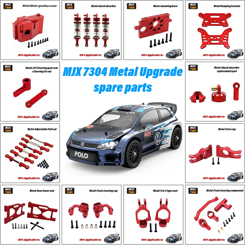 MJX 1/7 RC Car Metal Upgrade Parts for 7303 7304