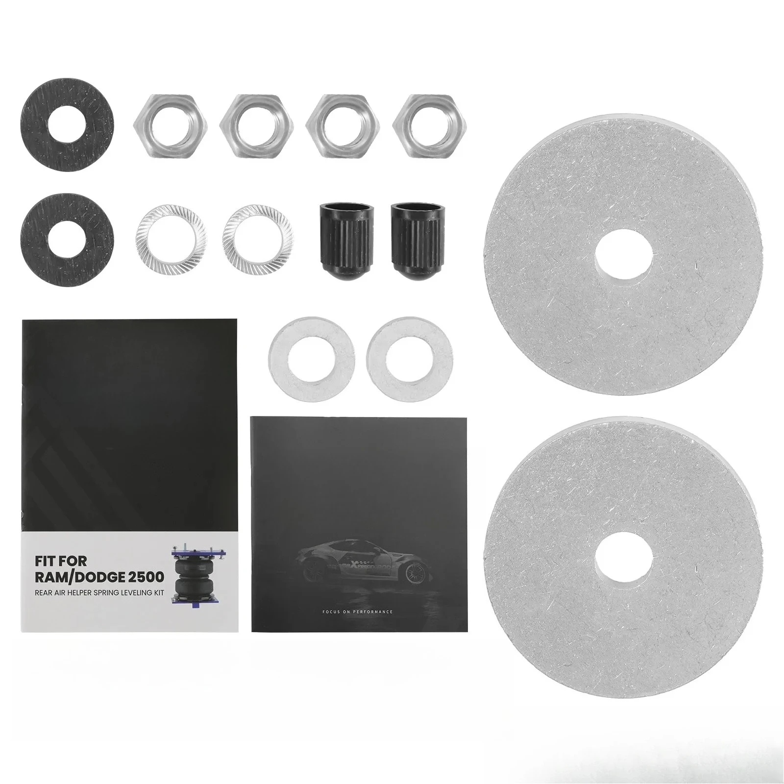 طقم زنبرك هوائي خلفي لدودج رام 2500 2 4 عجلة القيادة 2014 - 2022 2024