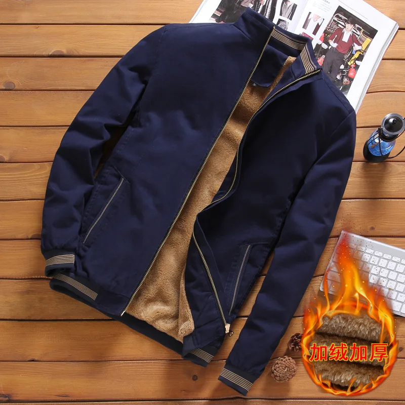 Jacket Warm Jackets Clothing Casual Winter Men's Cotton