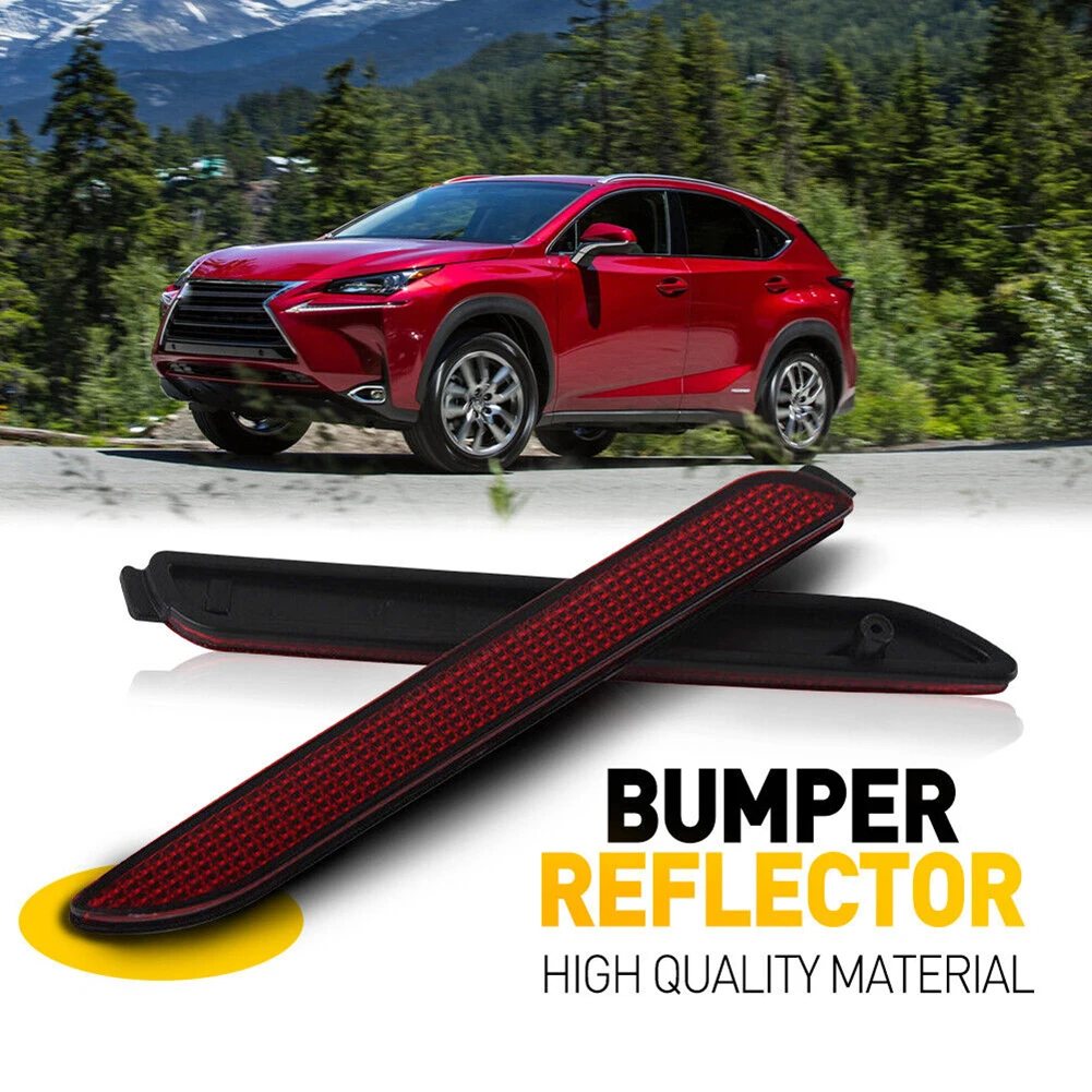 

1 Pair Car Left Right Rear Bumper Reflector Light Lamp Case Compatible For RX300 Base Matrix Base Matrix S Matrix XRS