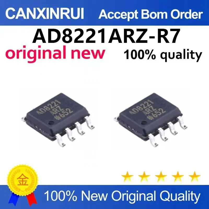 （5pcs-10pcs）Brand new original AD8221RZ-R7 AD8221RZ SOIC-8 precision instrument amplifier IC chip
