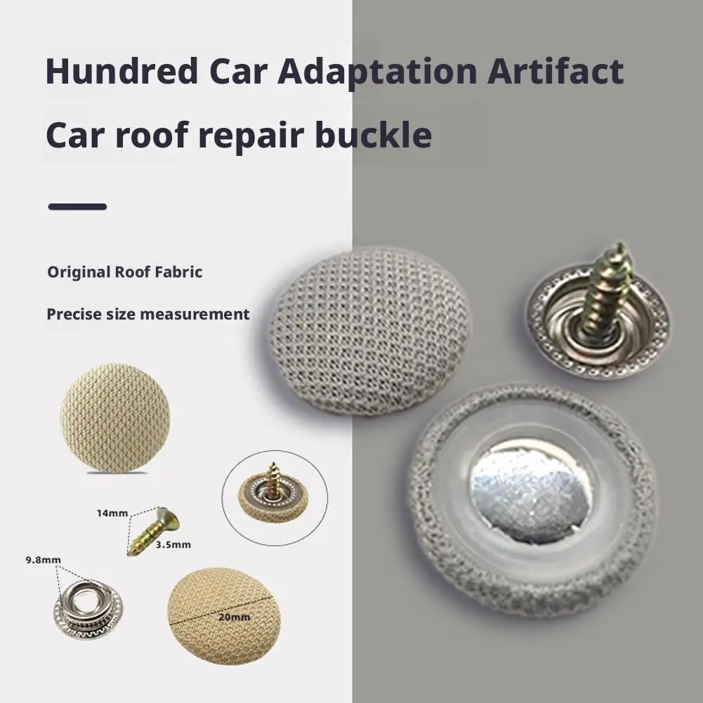 10 قطعة سقف السيارة الداخلي أبازيم غطاء قماش السقف غطاء إصلاح المسمار السيارات التجنيب المسامير مشبك تثبيت النسيج Ca W3X5